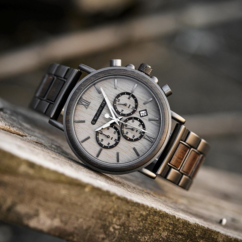 Men's wooden watch