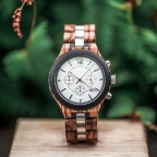 Mens Wooden Engraved Watch