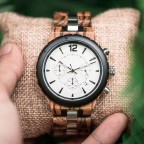 Mens Wooden Engraved Watch